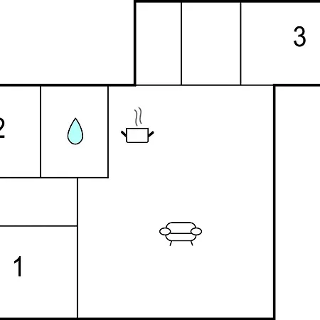 Hébergement de vacances 3 Bedroom Awesome In Fanø