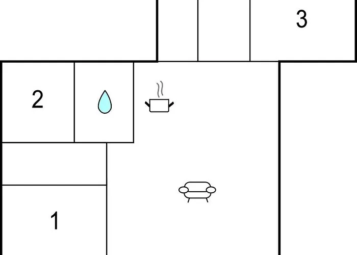 Сasa de vacaciones 3 Bedroom Awesome In *